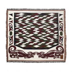 Takaya by Debra Sparrow Cotton Tapestry Blanket