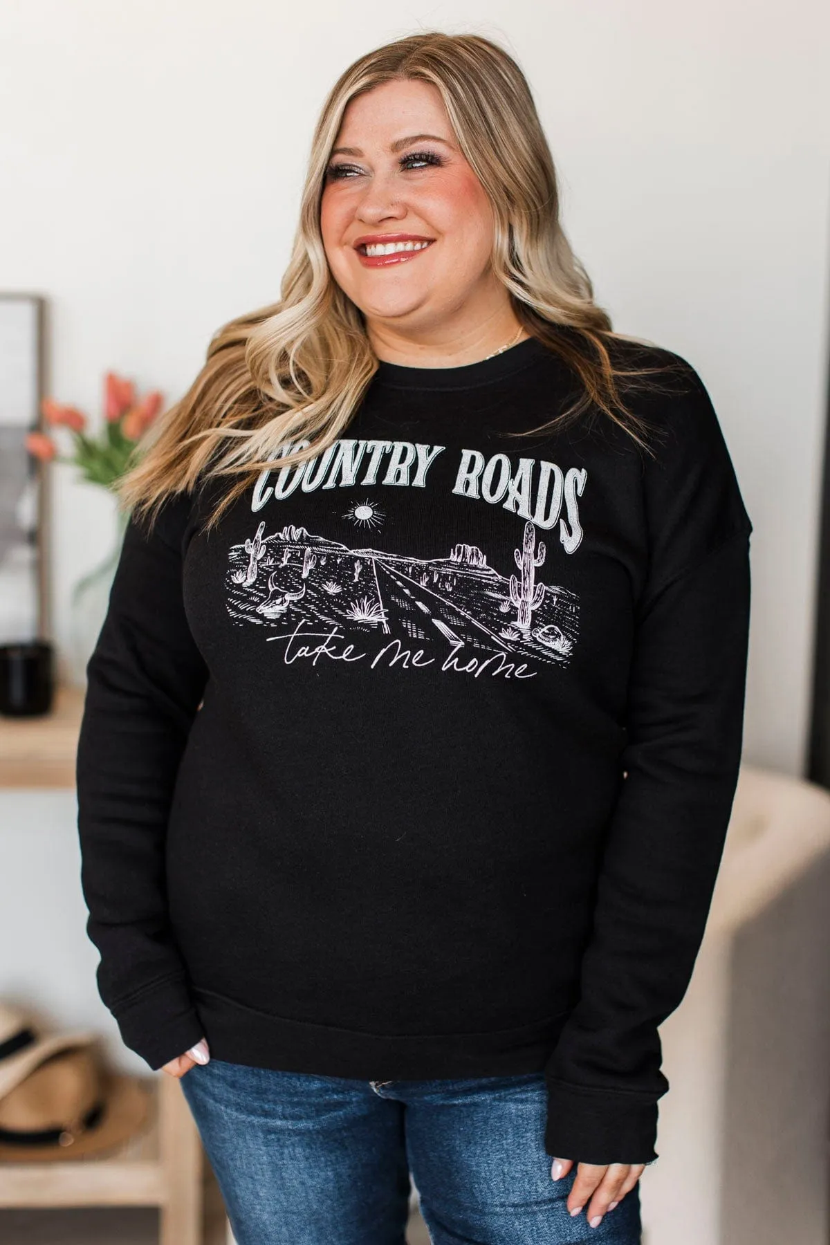 Black Country Roads Take Me Home Pullover