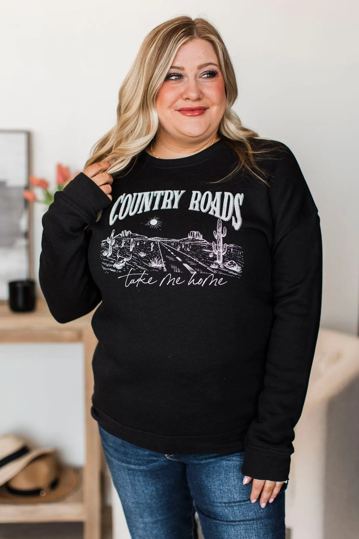 Black Country Roads Take Me Home Pullover