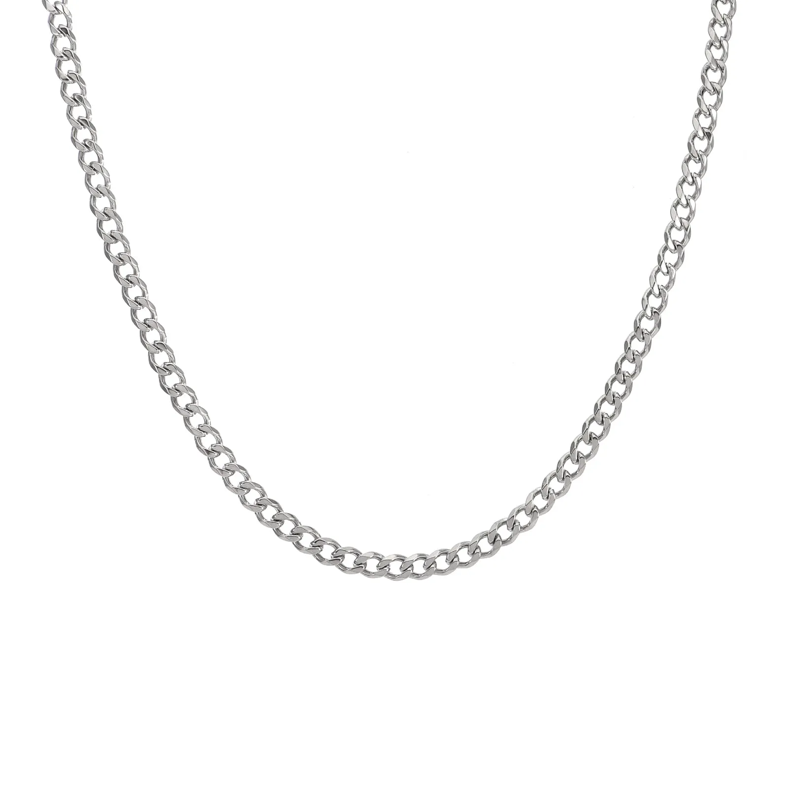 C014W B.Tiff Curb Link Necklace