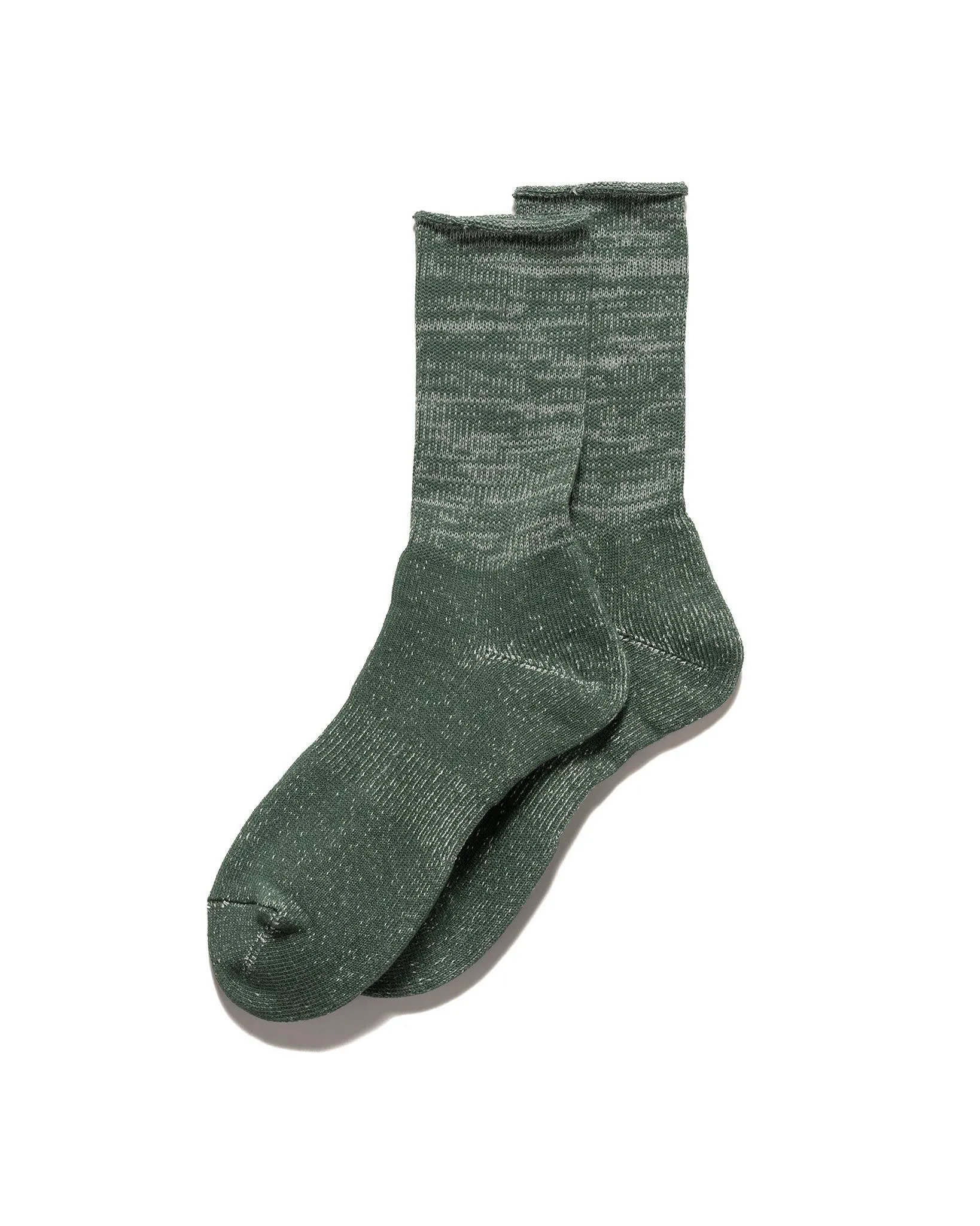 Dark Green Crew Socks