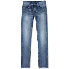 Dirty Medium Blue Low Rise Skinny Jeans