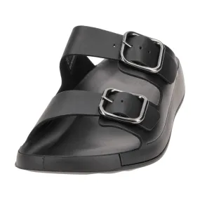 Ecco Cozmo Men's Slide Sandals Black Buckle 500934 Stylish Comfortable