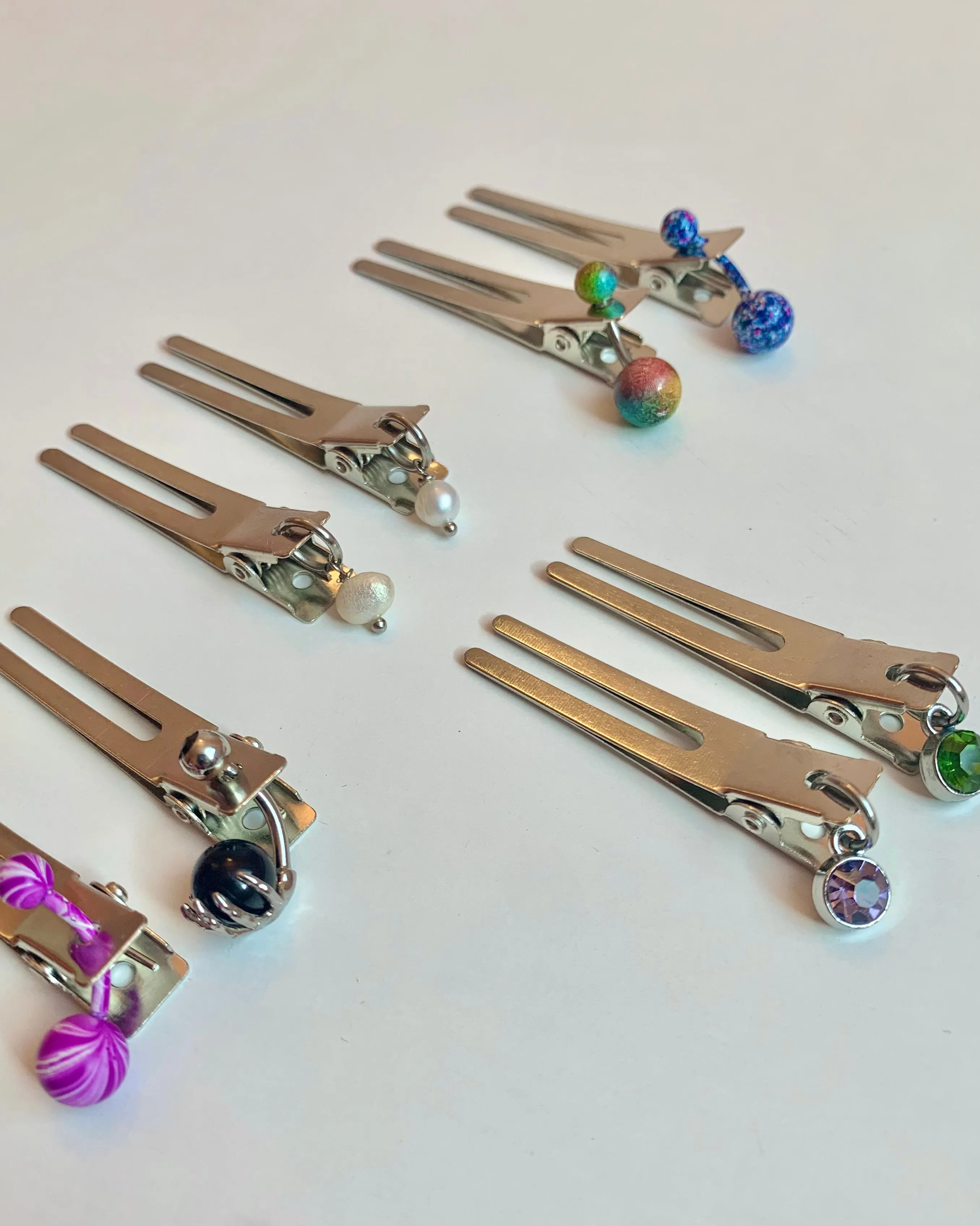 Embellished 4-Barrettes Set