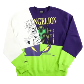 Eva Unit-01 Split Crew Neck Sweatshirt