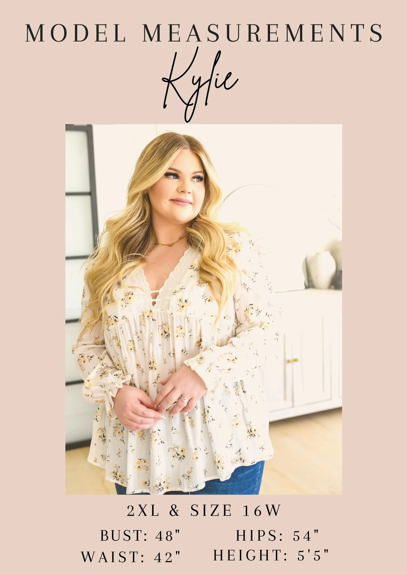 Floral Ruffled Sleeve Top