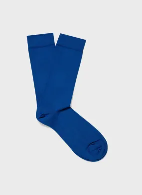 French Blue Men's Cotton Socks