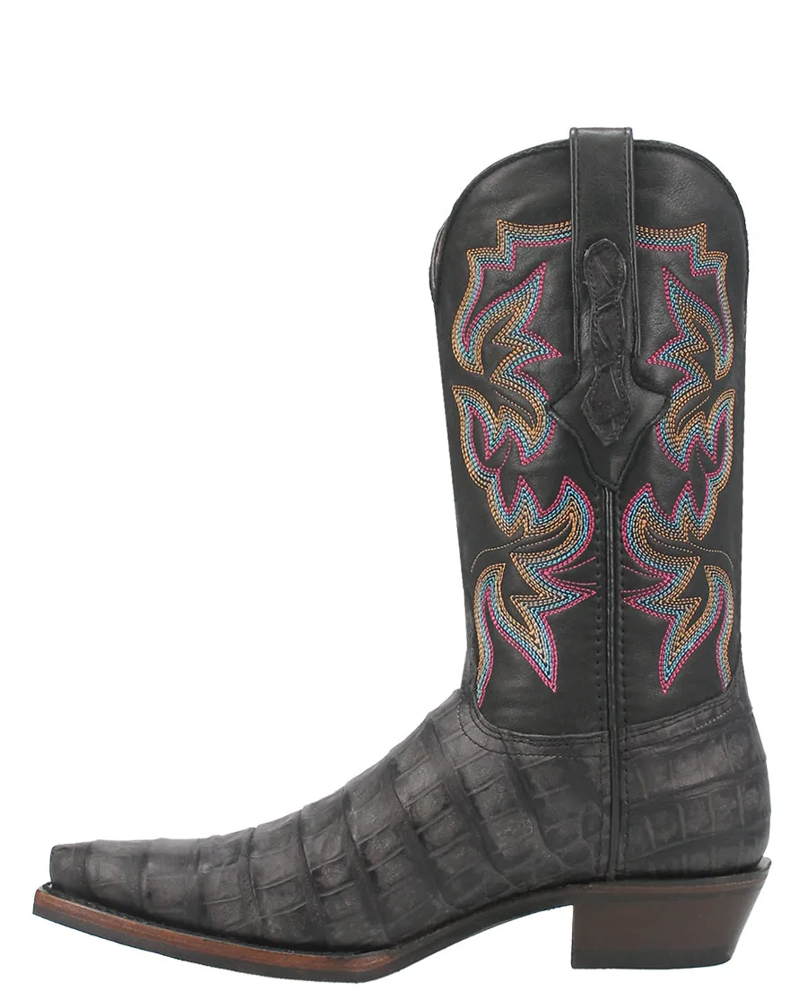 Western Boots with Gator Print