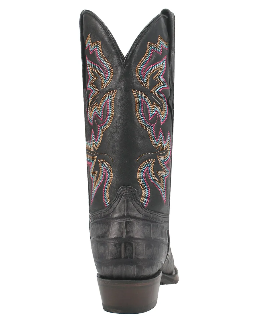 Western Boots with Gator Print