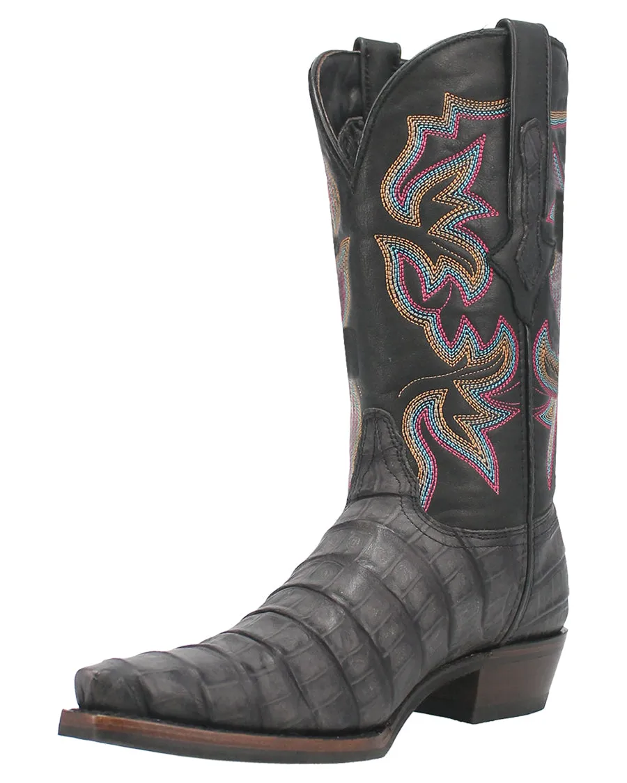 Western Boots with Gator Print