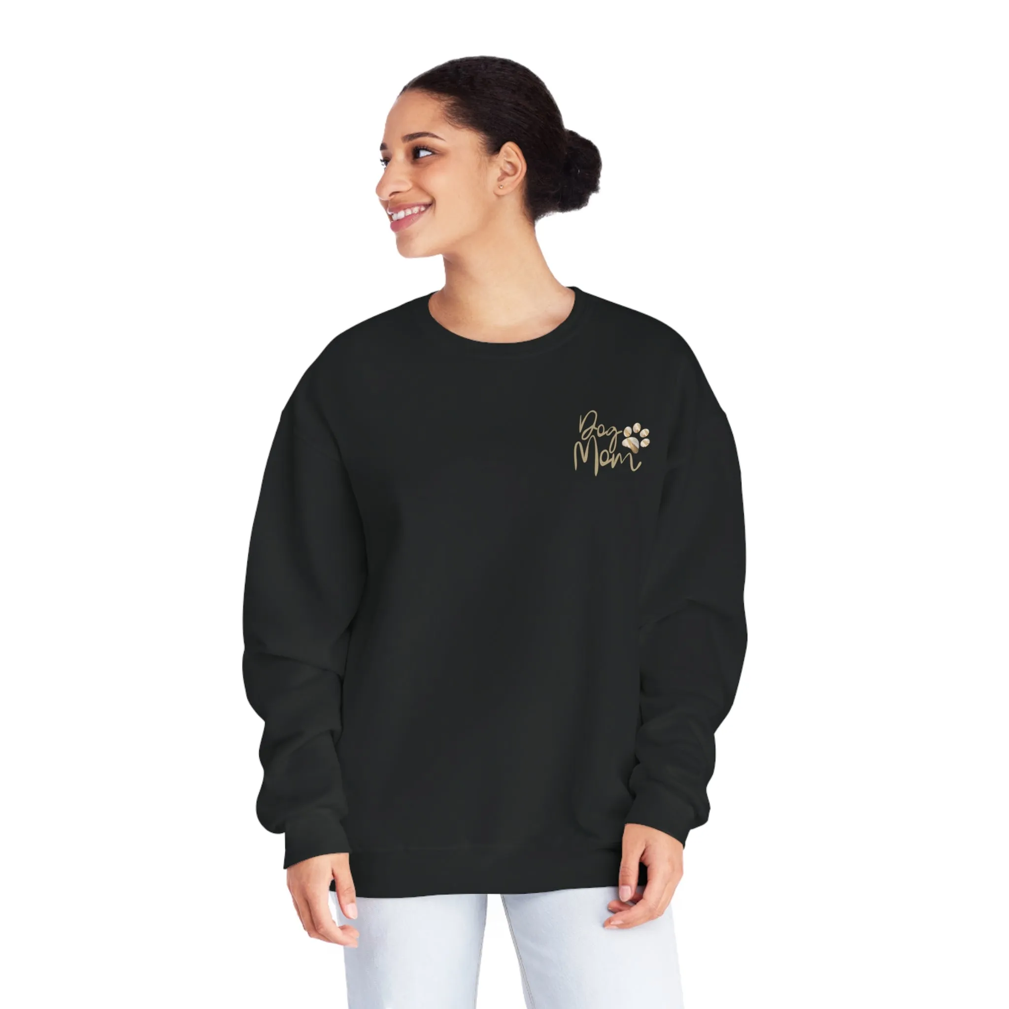 Dog Mom Gold Crewneck Sweatshirt