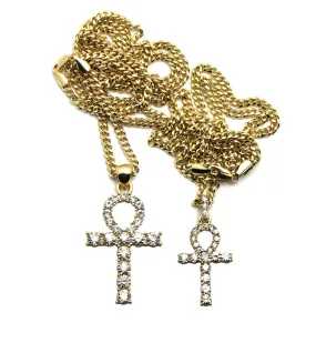 Double Ankh Set (Gold)