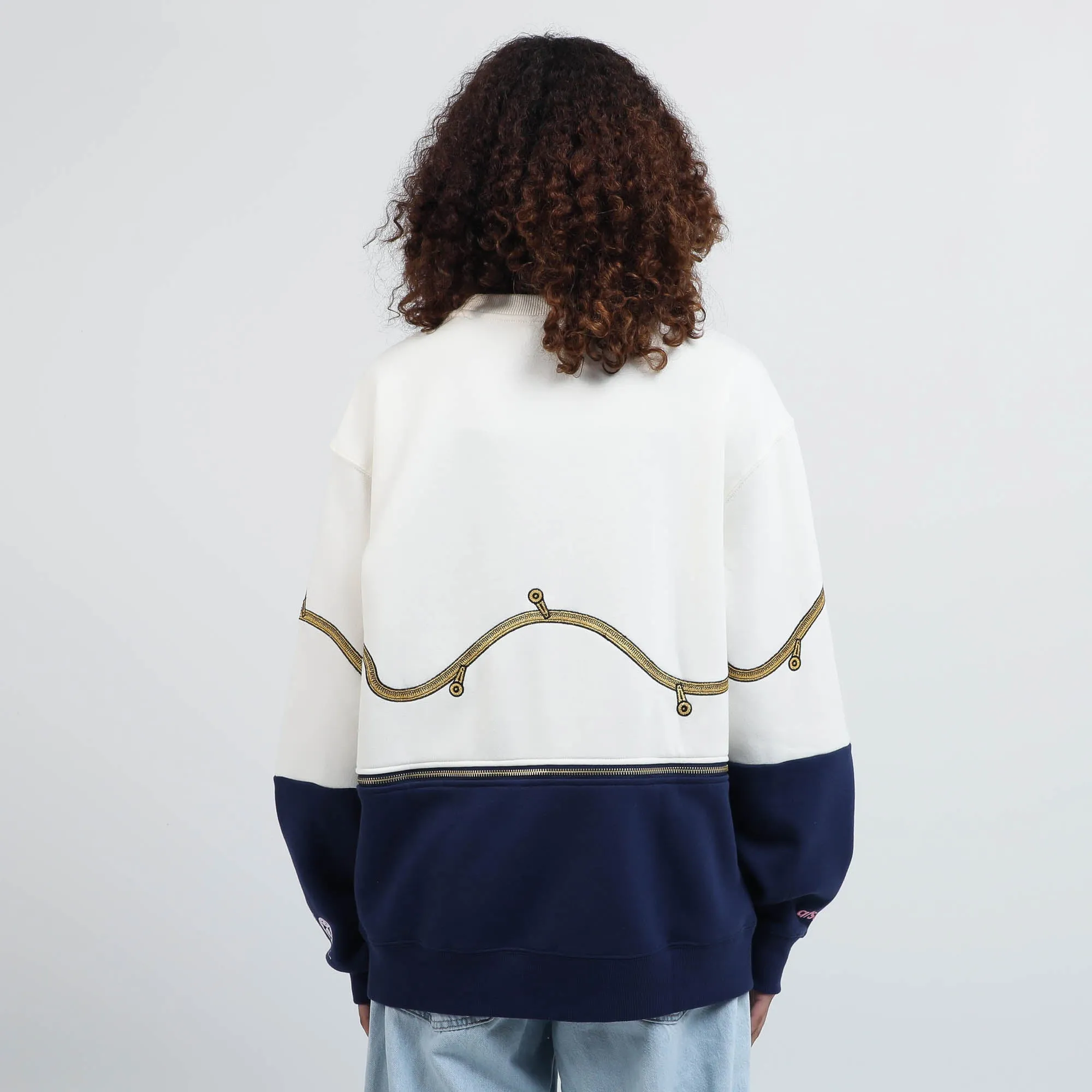 Golden Wind Bucciarati Zip Panel Sweatshirt