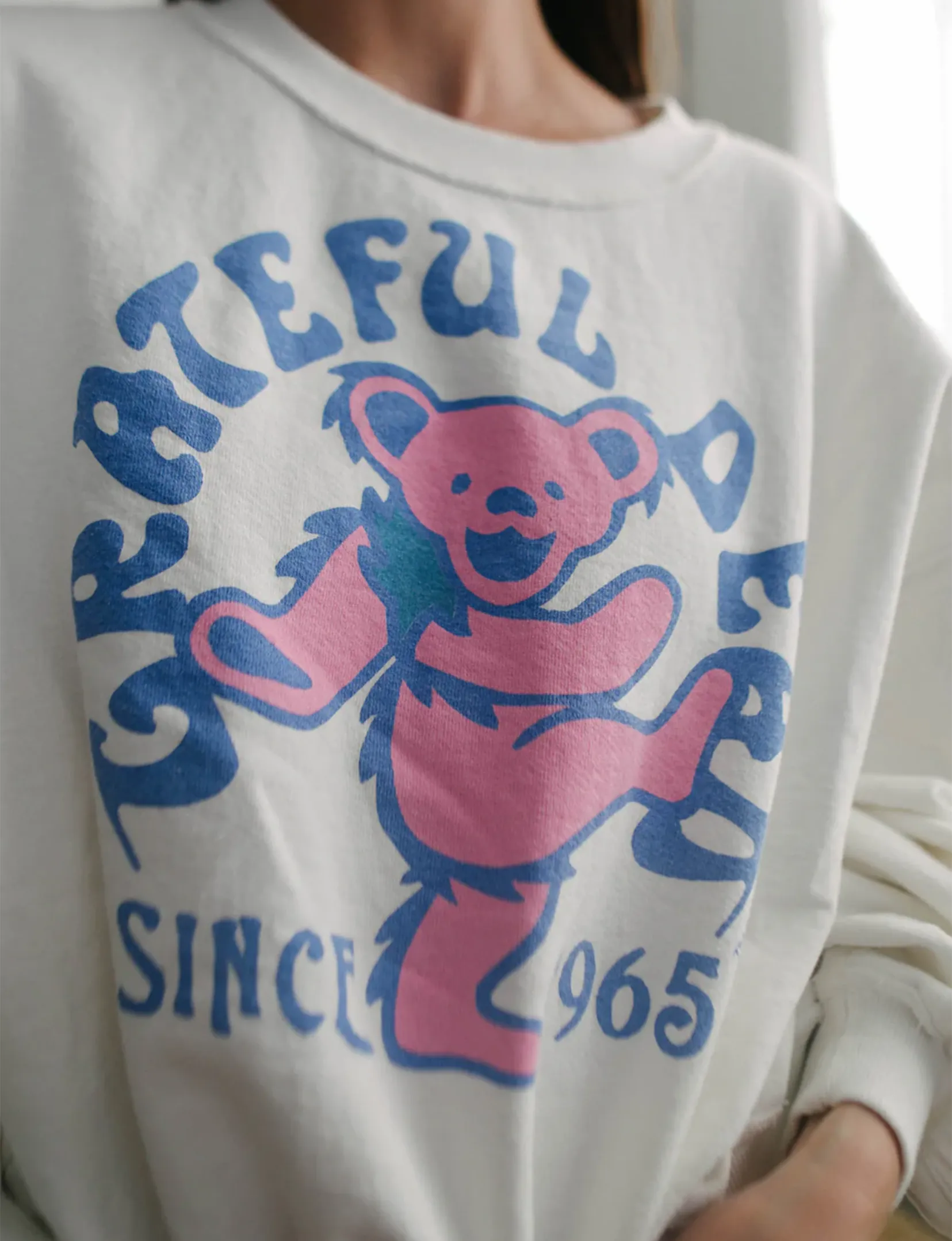 White Sweatshirt - Grateful Dead 1965