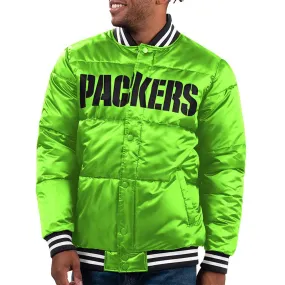 Green Bay Packers Bronx Style Padded Puffer Jacket