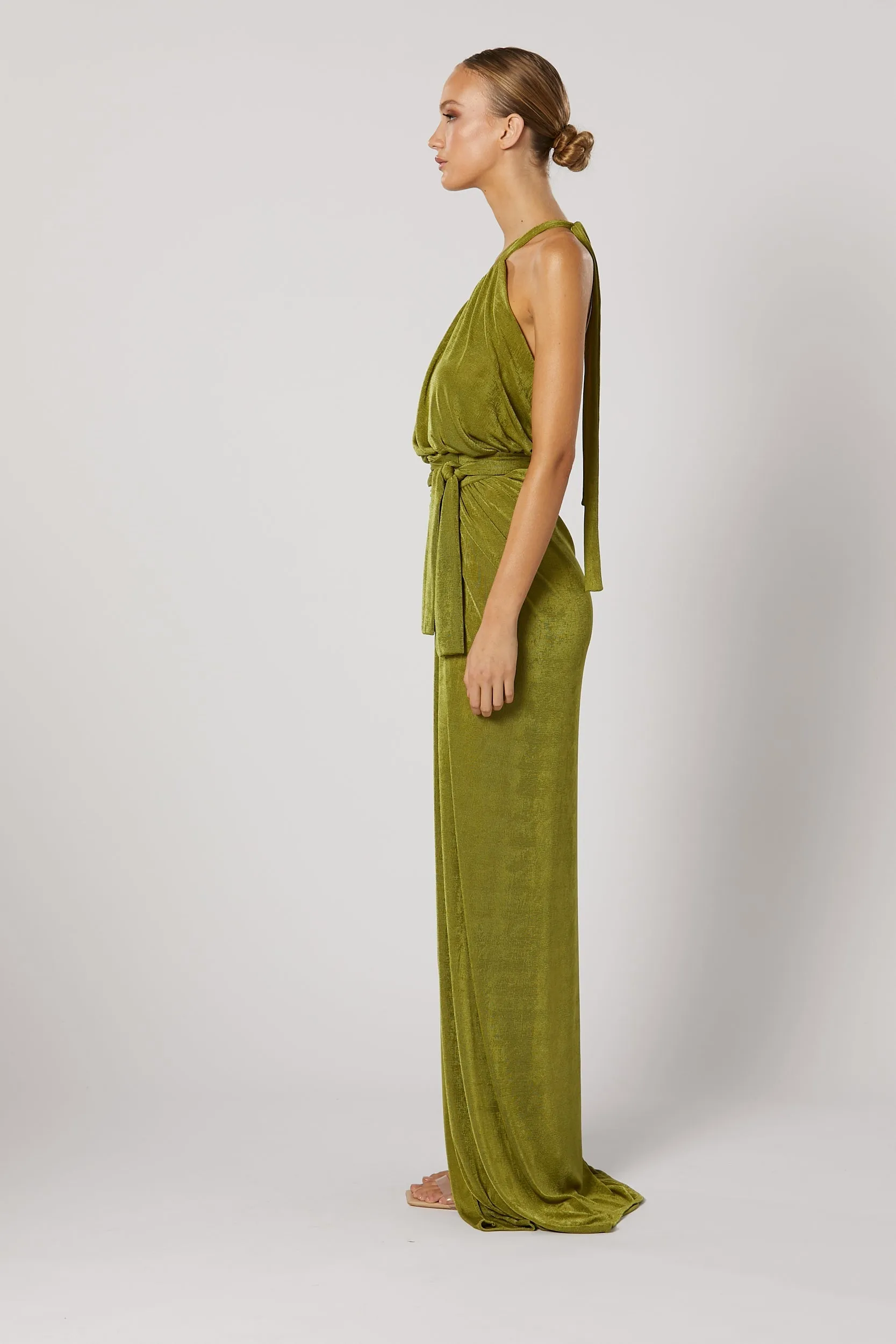 Green Xenia Maxi Dress