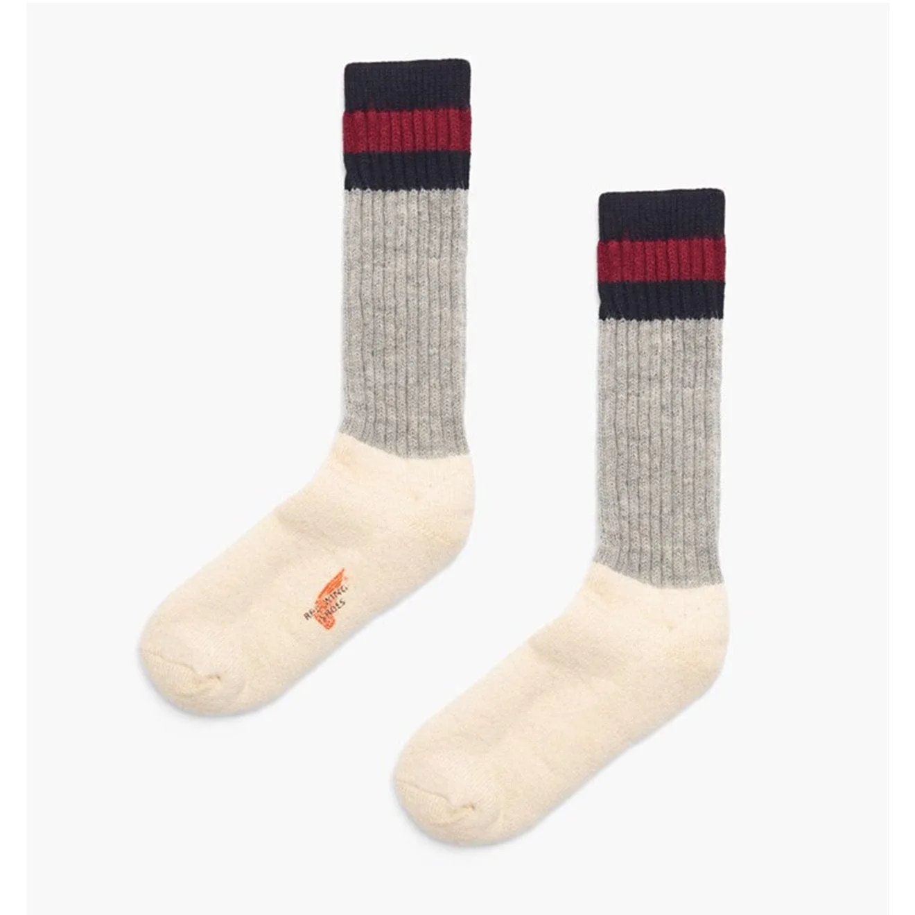 Grey Multi Arctic Wool Socks by Red Wing