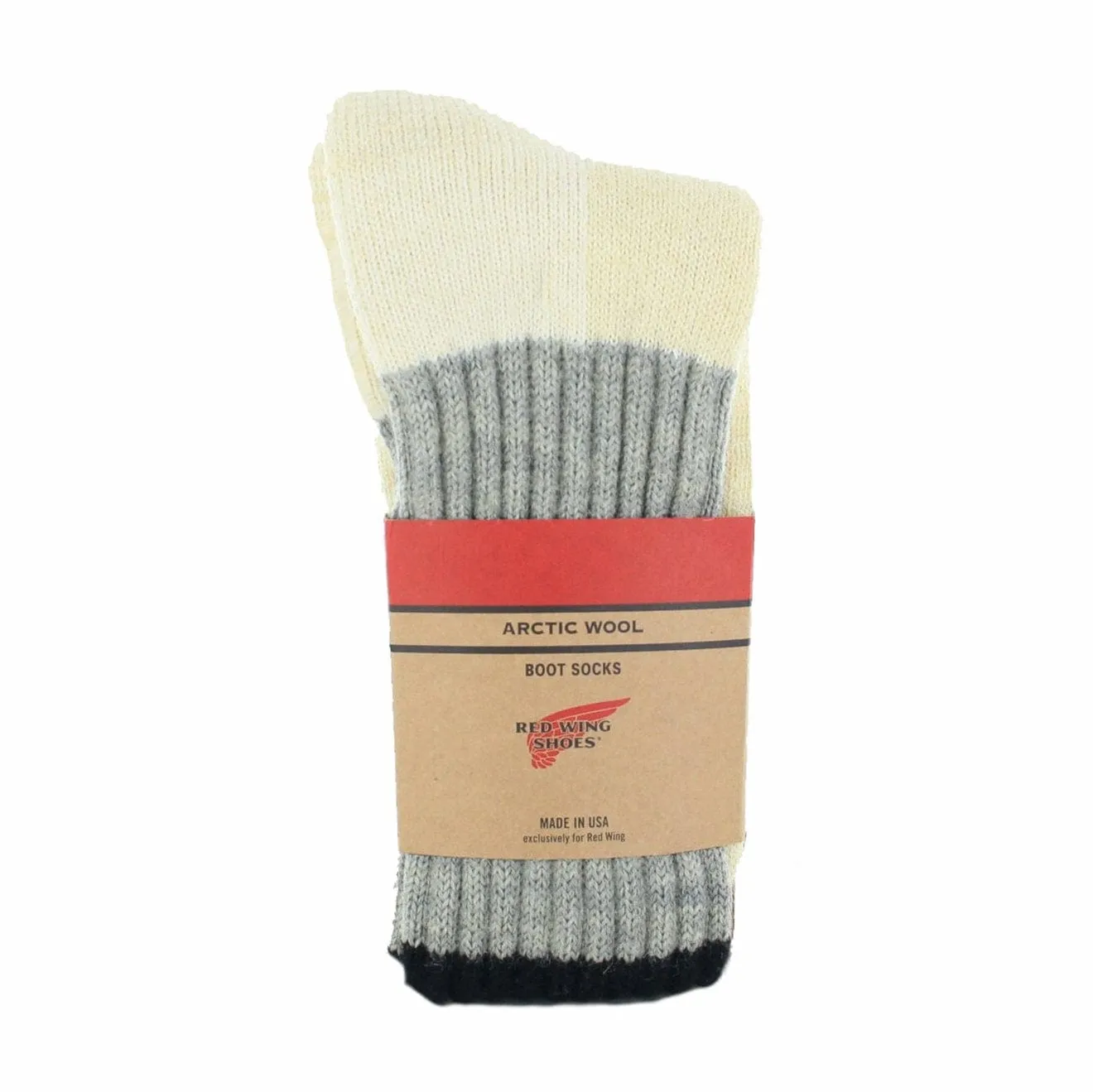 Grey Multi Arctic Wool Socks by Red Wing