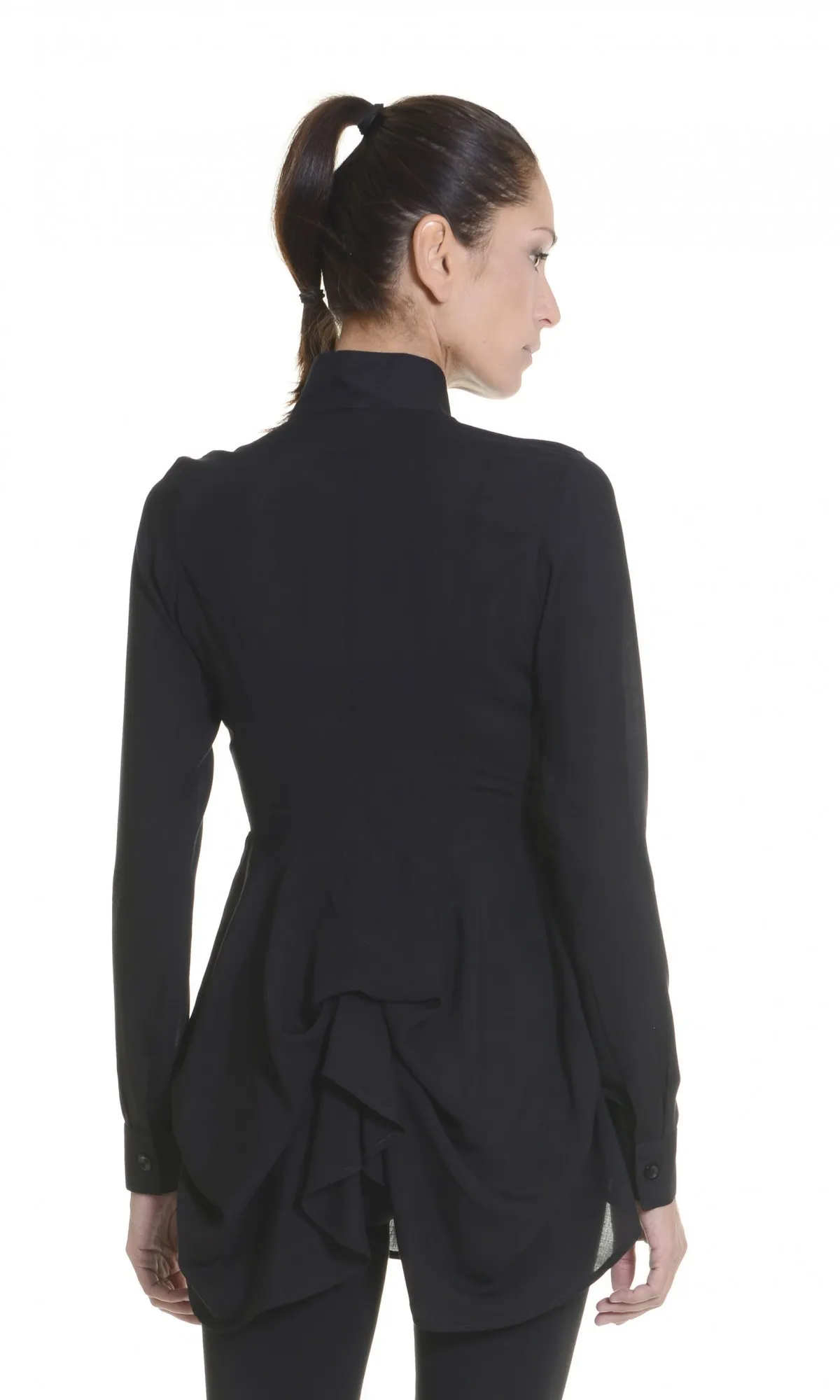 Long-Sleeve Plain Medium Handmade Elegant