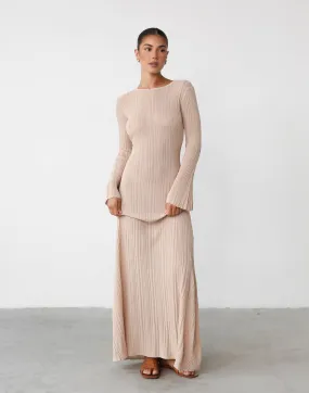 Maxi Dress in Oat