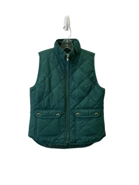 Green Quilted Puffer Vest By J. Crew, S