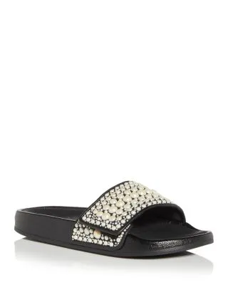 Jimmy Choo Women's Fitz Embellished Slide Sandals