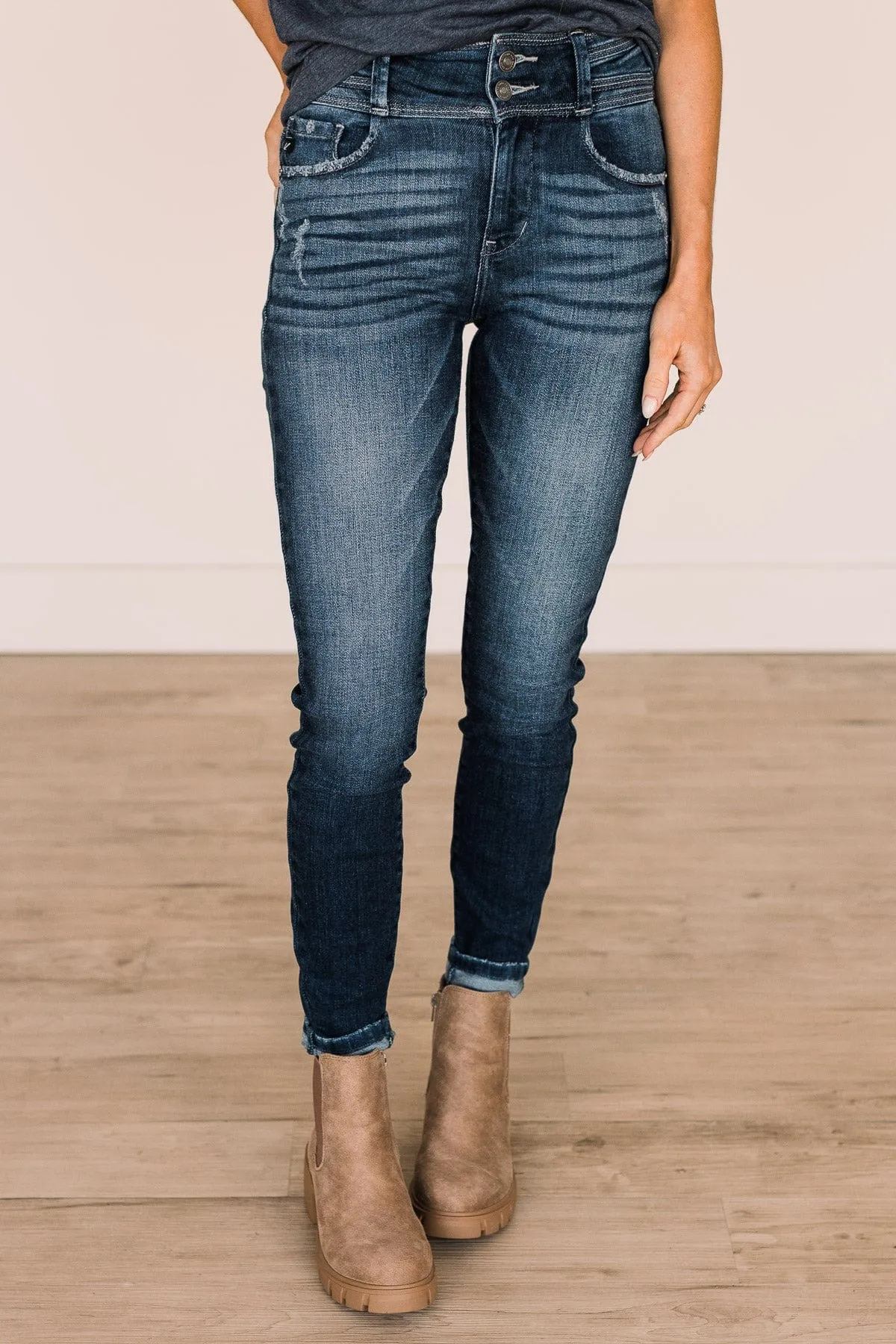 Selena Wash High-Rise Super Skinny Jeans