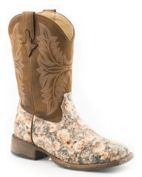 Kids Claire Glitter Western Boots