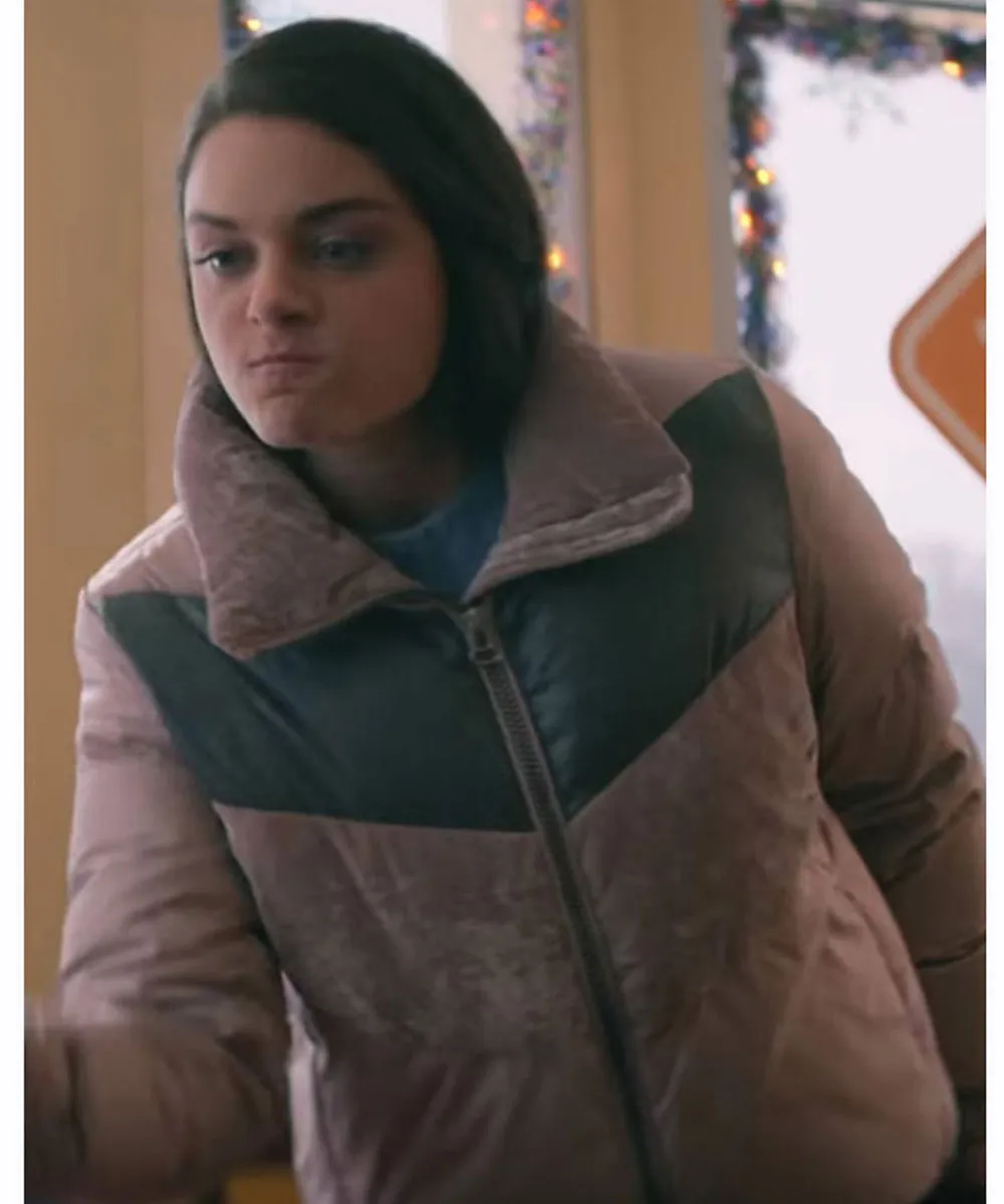 Odeya Rush Puffer Pink Jacket