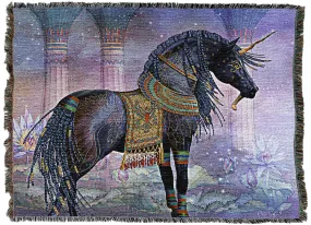 Osirus Unicorn Themed Tapestry Throw