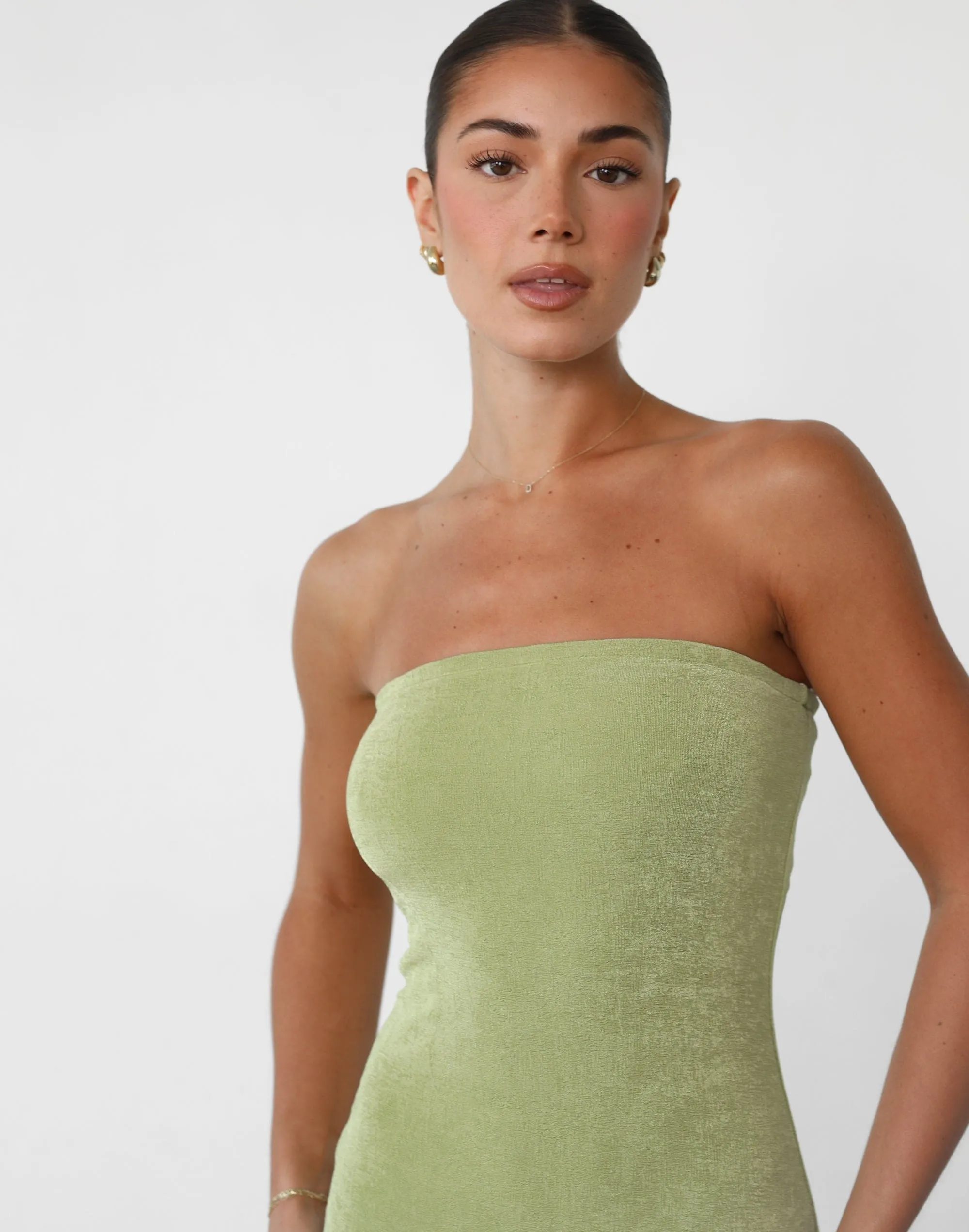 Abelle Long Dress (Lime)