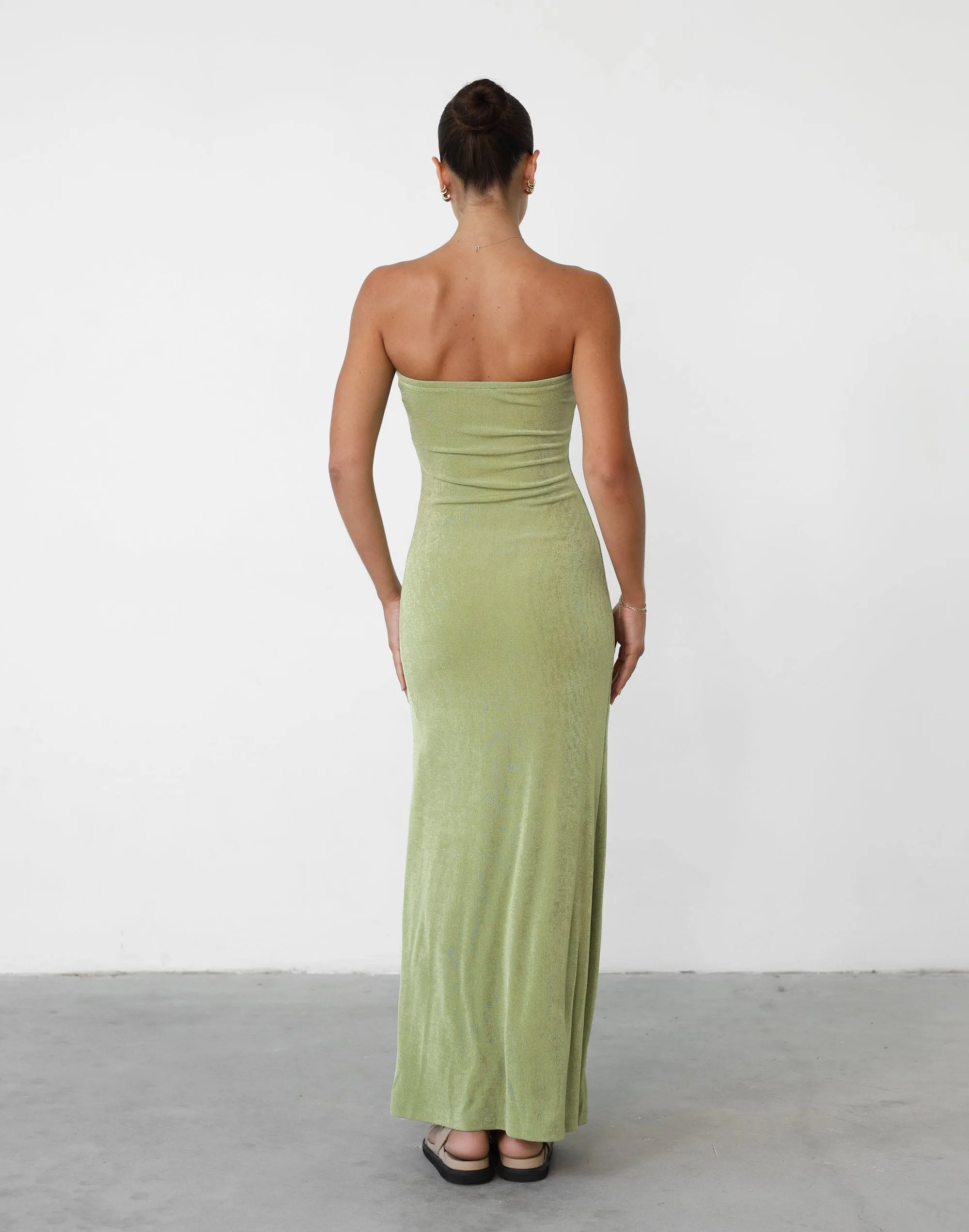 Abelle Long Dress (Lime)