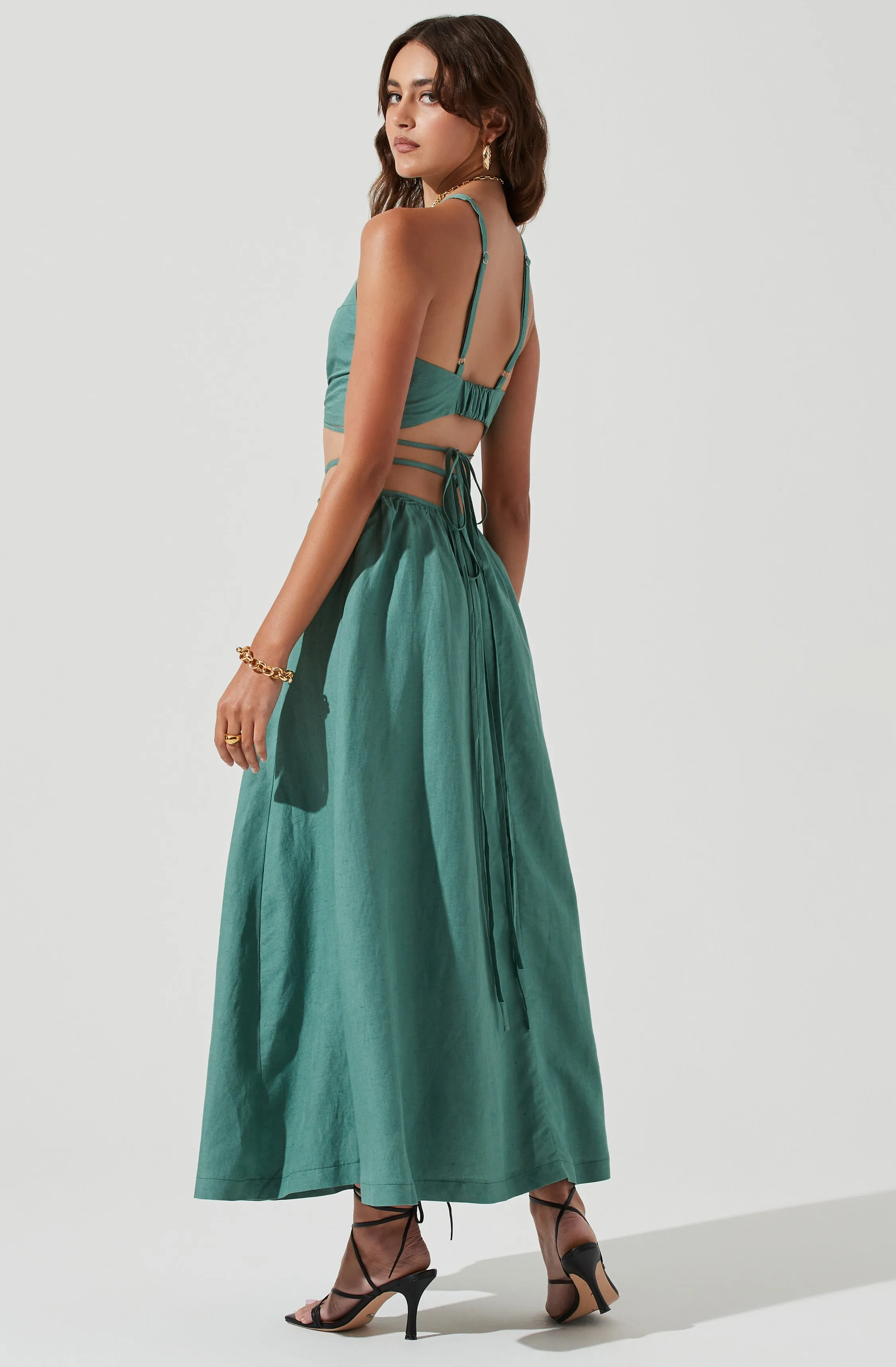 Tie Waist Maxi Skirt with Elegant Style