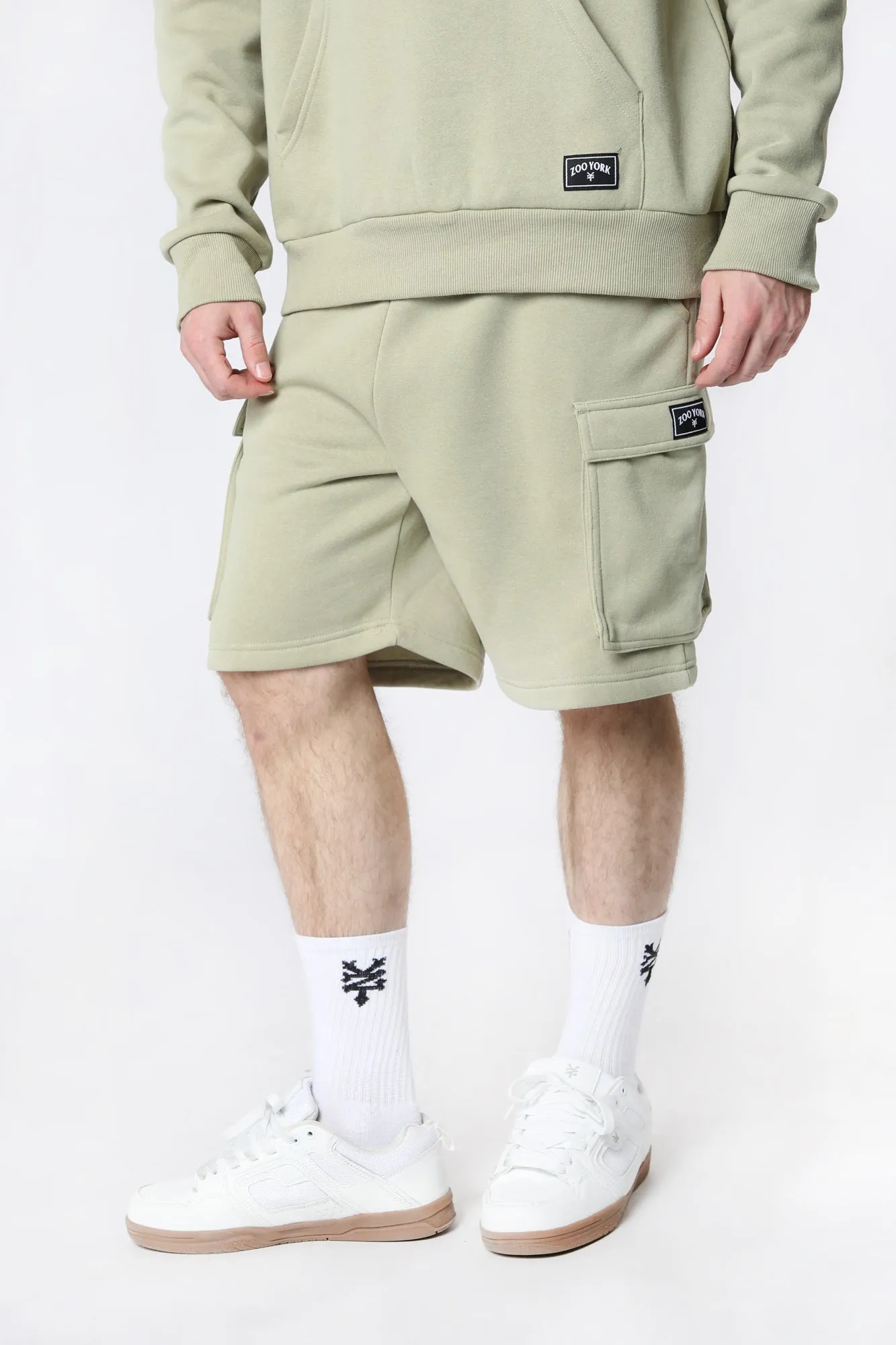 Men's Zoo York Cargo Fleece Shorts