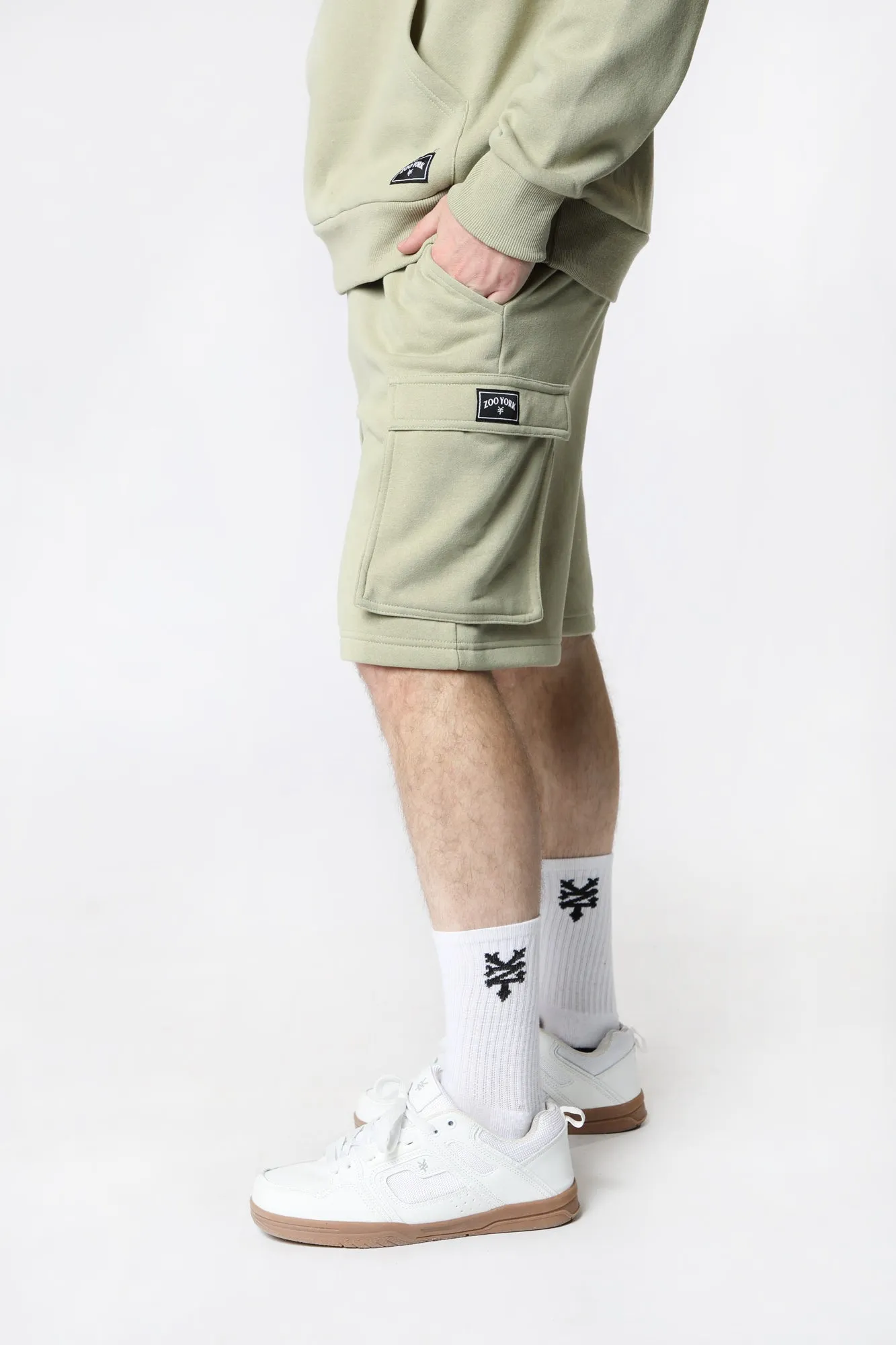 Men's Zoo York Cargo Fleece Shorts