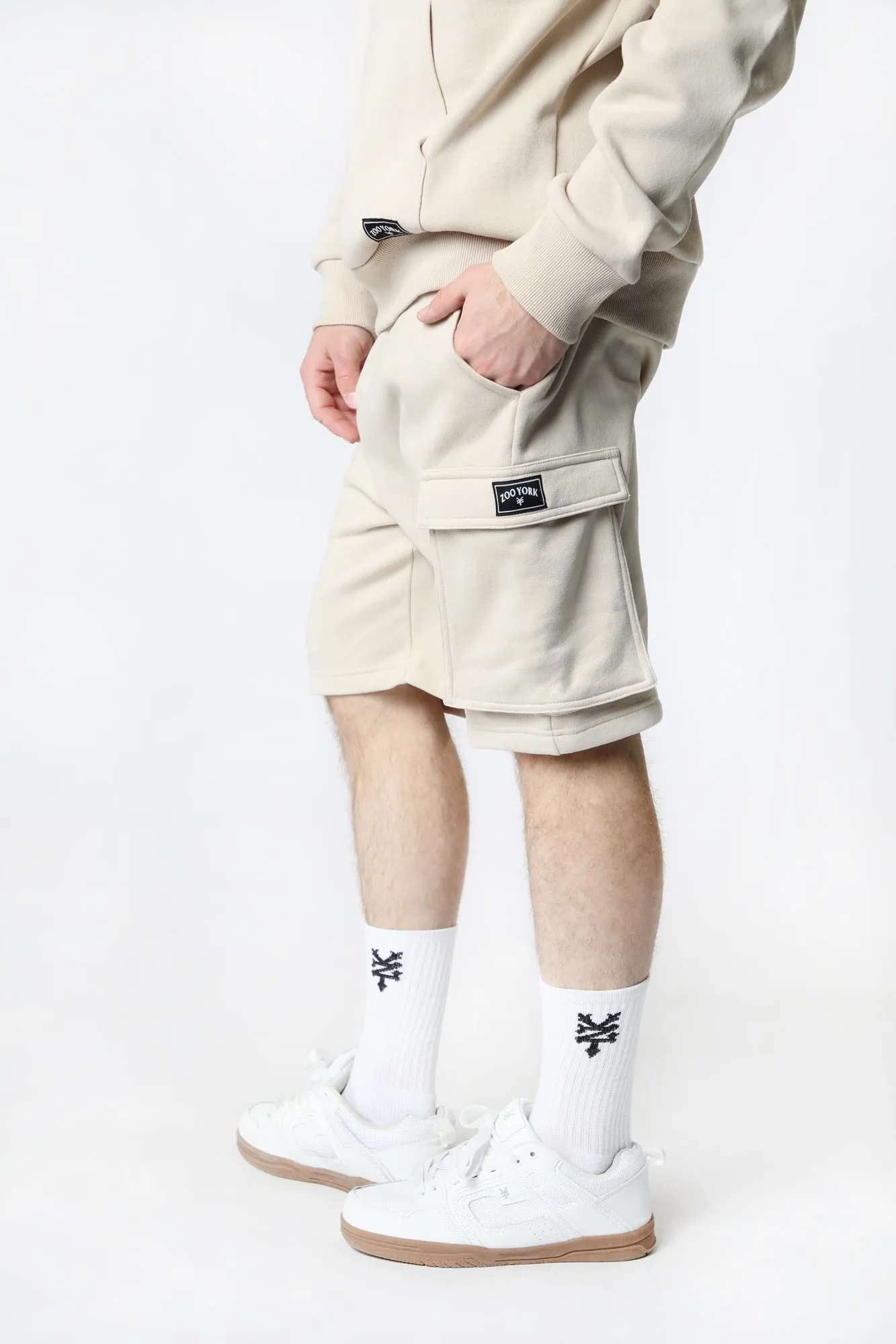 Men's Zoo York Cargo Fleece Shorts