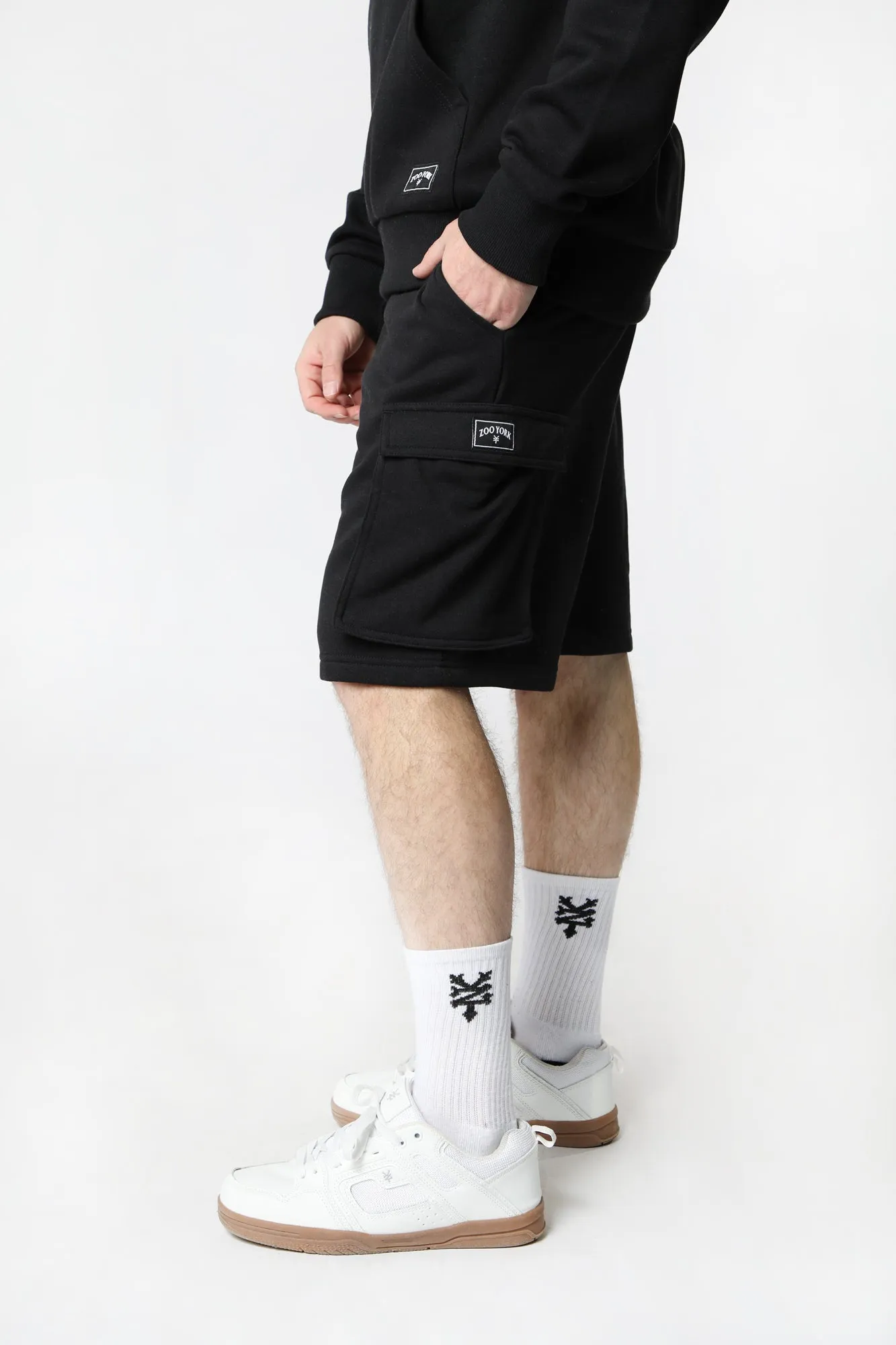 Men's Zoo York Cargo Fleece Shorts