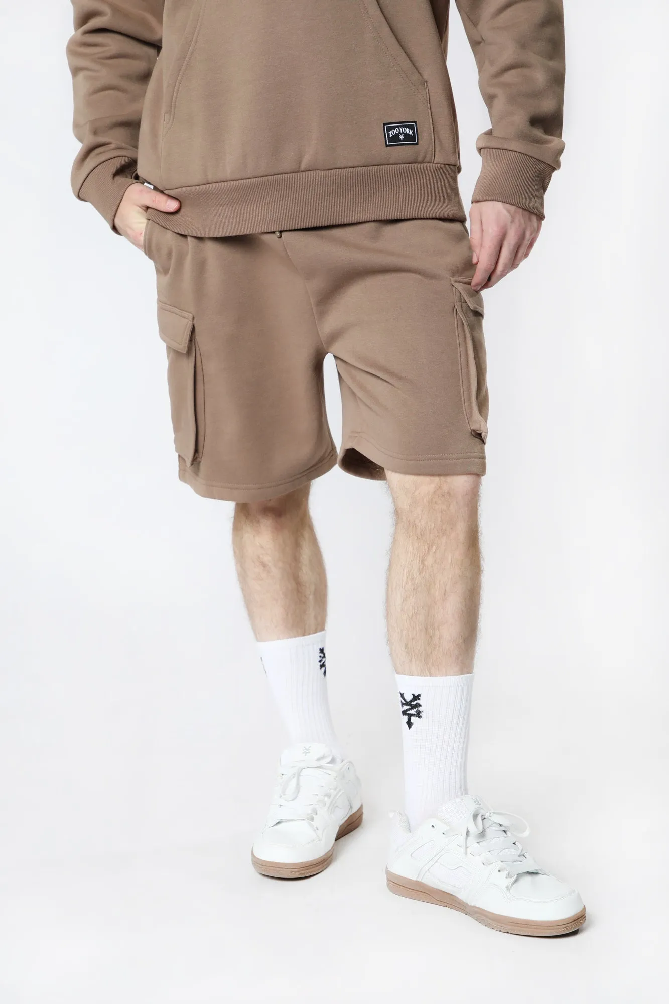 Men's Zoo York Cargo Fleece Shorts