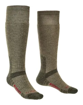 Merino Wool Explorer Socks in Olive Green