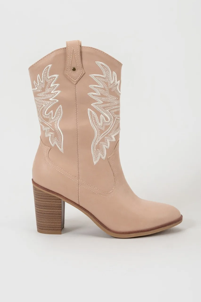 Cade Embroidered Western Boots by MIA