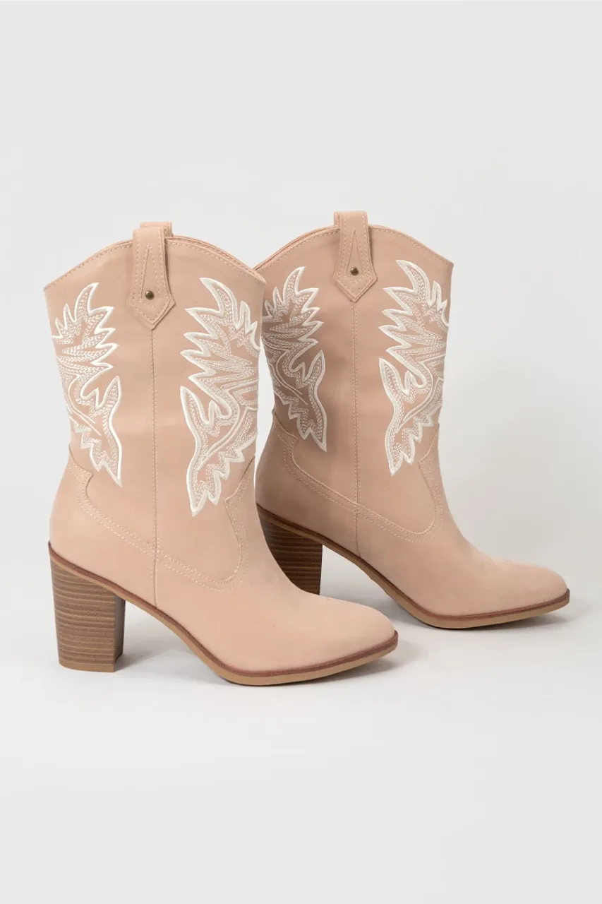 Cade Embroidered Western Boots by MIA