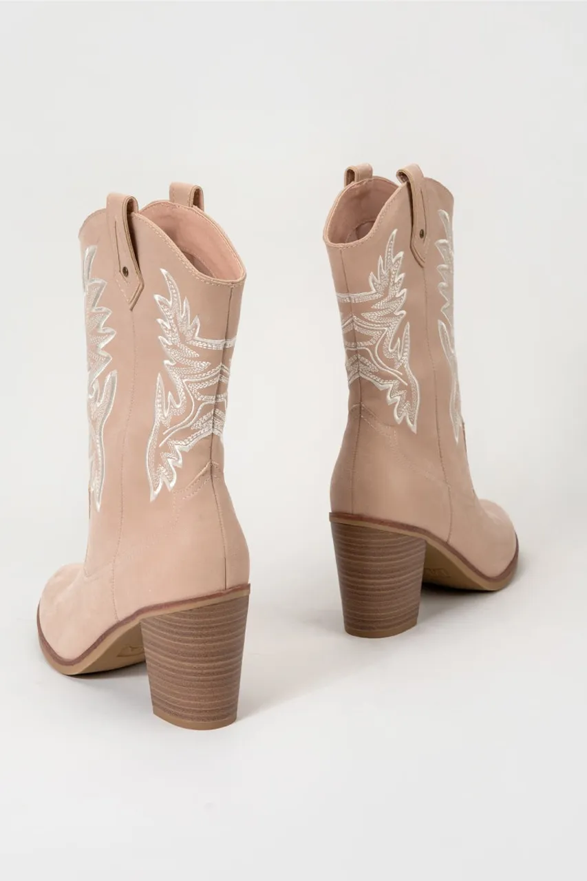 Cade Embroidered Western Boots by MIA