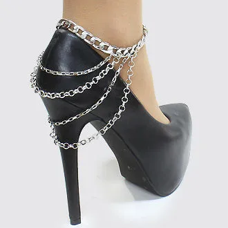 iLLASPARKZ Draped Anklet Shoe Chain