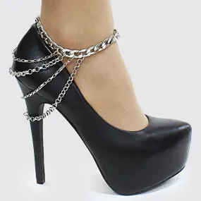 iLLASPARKZ Draped Anklet Shoe Chain