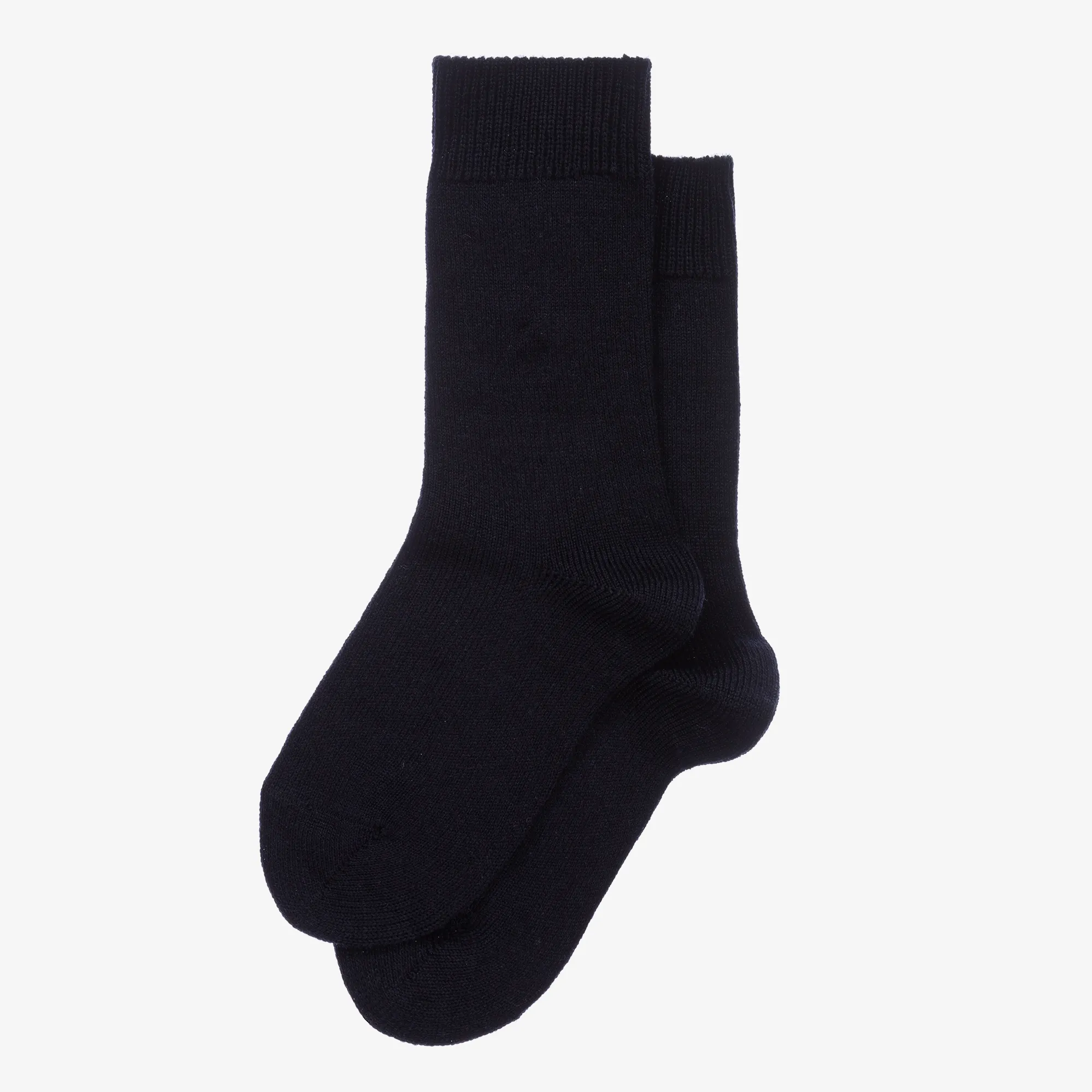 Navy Blue Wool Socks