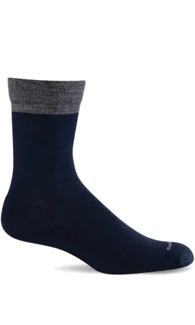 Navy Relaxed Fit Diabetic Socks