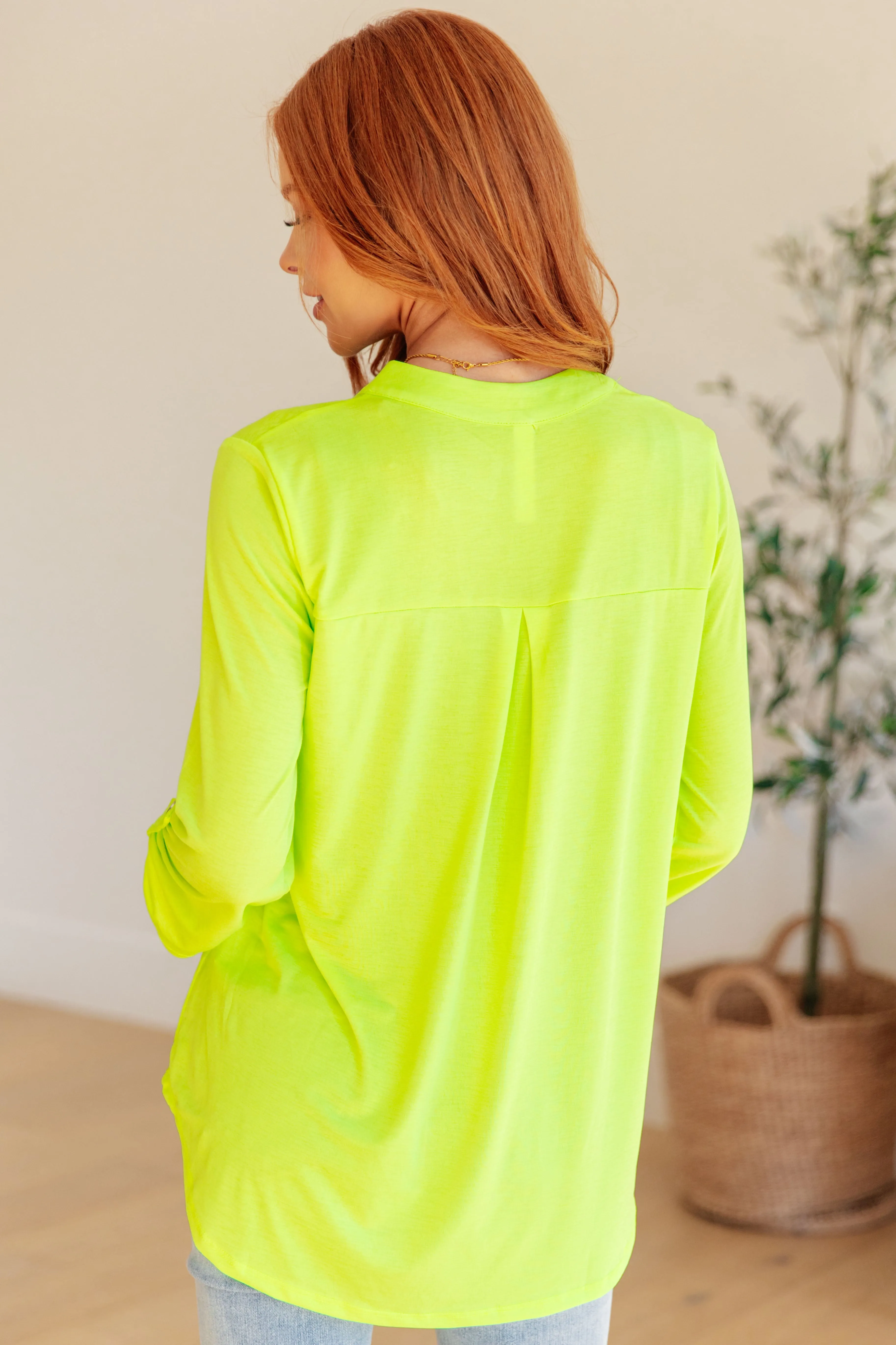 Neon Green Lizzy Top