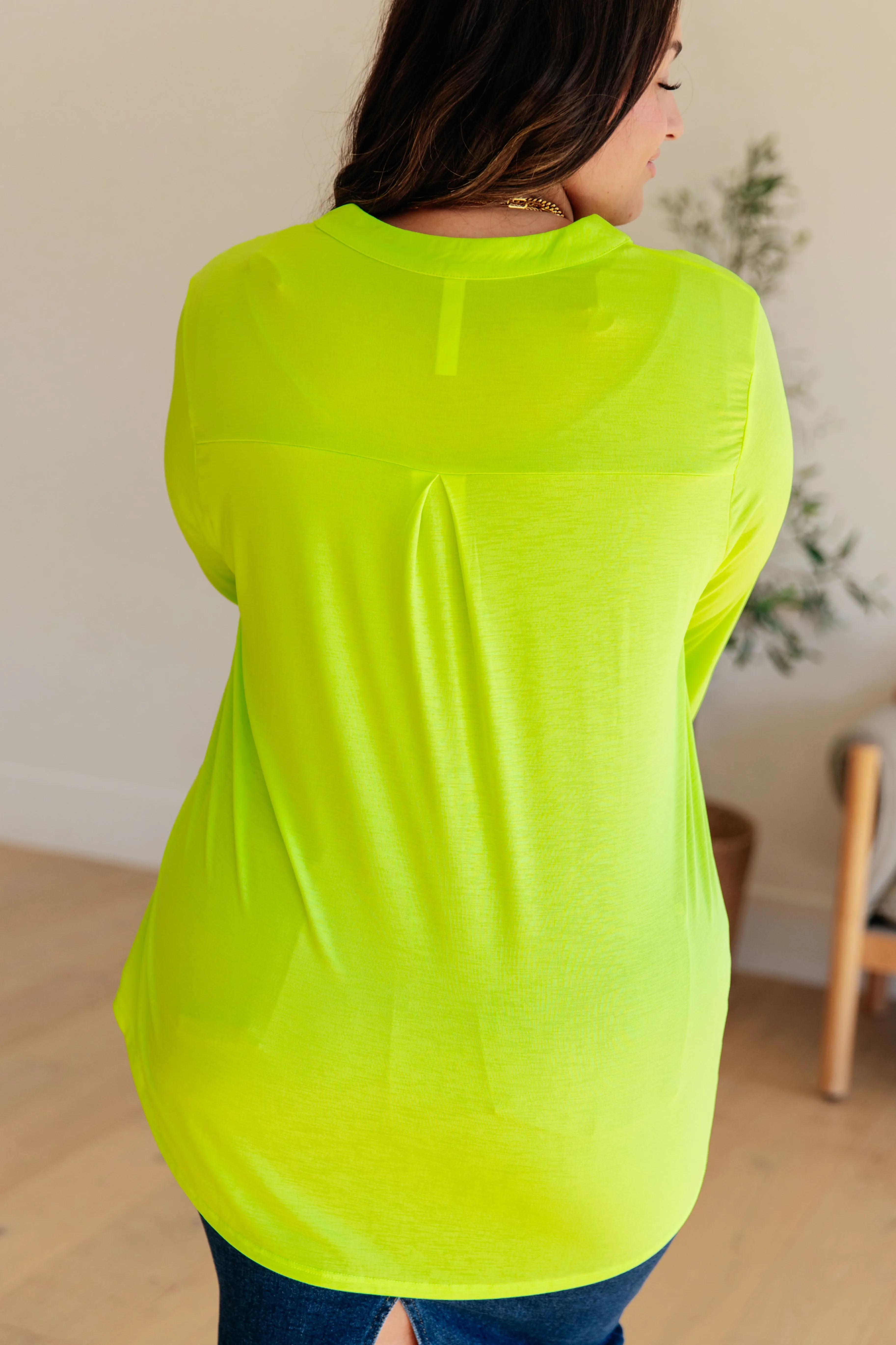 Neon Green Lizzy Top