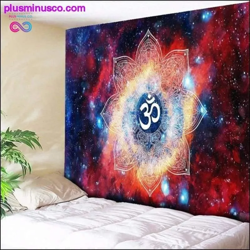 Galaxy Space Tapestry Mandala Wall Decor