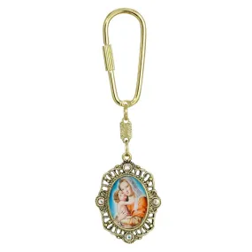 Faith Mother Child Carabiner Key Chain